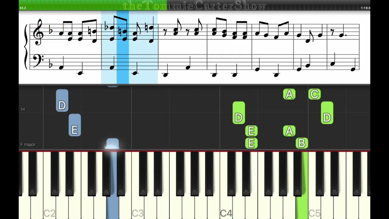 A Banda | Piano Tutorial | [Synthesia+Sheet Music]