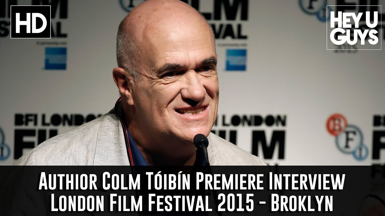 Author Colm Toibin Interview - Brooklyn Premiere - YouTube