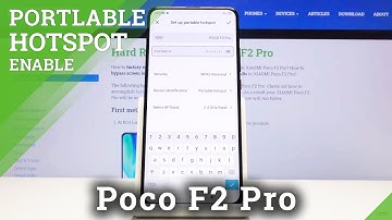How to Activate Portable Hotspot in Xiaomi Poco F2 Pro - Network Sharing