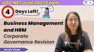 Business Management and HRM | Corporate Governance Revision | Arushi Ahuja