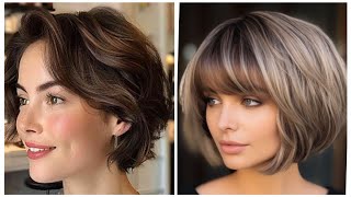 Top most beautiful short haircut hairstyles and dye color ideas/latest short bob pixie haircut ideas