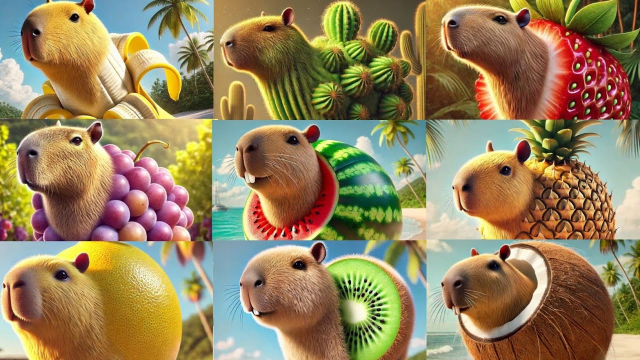 Italian Brainrot Capybara Characters (Not Merge Fellas) - YouTube