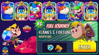 FULL Adventure Flames & Fortune! Multiplier Madness + Boosted + Triple Sprint | Match Masters
