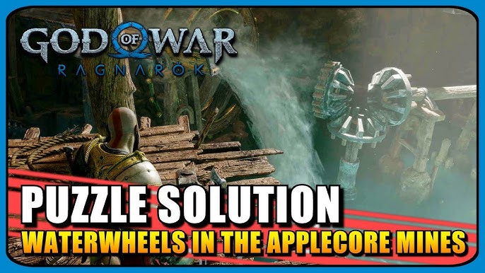 God of War Ragnarok The Applecore: Water Wheel Puzzles, Jarnsmida Pitmines  solutions