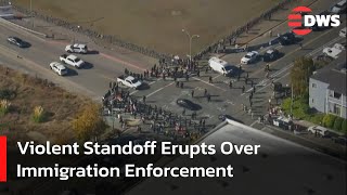 Immigration Showdown: Bay Area Protesters Face Off with ICE Agents | DWS News | AM14