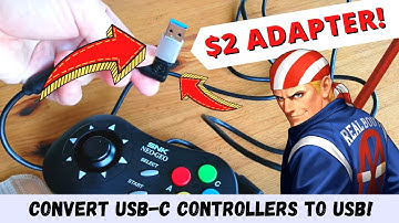 Do USB-C Adapters work with Game Controllers?  NeoGeo Mini Pad Tested!  [Review]