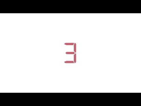 5-Second Timer | Red Digital On White Background | #5-SecondTimer | #RedDigitalOnWhiteBackground