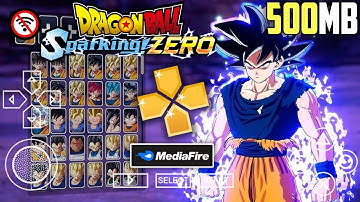 [NEW] DRAGON BALL Z SPARKING ZERO V2 PPSSPP ISO MOD ANDROID WITH PERMANENT MENU | DBZ TTT MOD