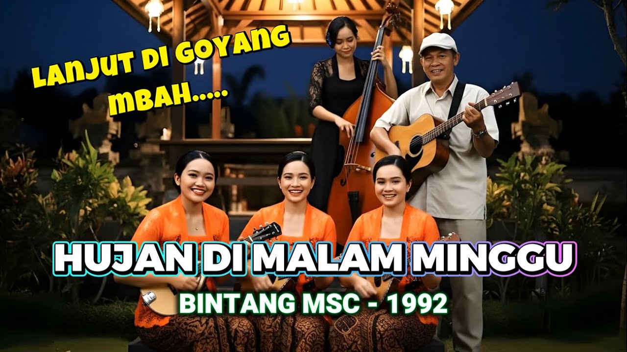 🎵 HUJAN MALAM MINGGU -BINTANG MSC 1992 | Cover Versi Keroncong Klasik – Pelintas Waktu Cover Ai