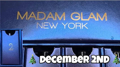 Madam Glam Advent Calendar | December 2nd!