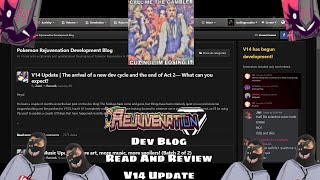 Pokemon Rejuvenation Dev Blog Read and Review V14 Update Bruh