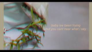 Video thumbnail of "over u | keshi  (lyrics)"