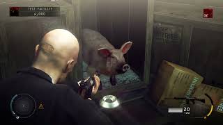 Hitman: Absolution HD PS4 - Test Facility (Pig Easter Egg)