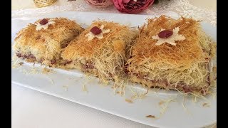 Kaşarlı Pastırmalı Kadayıf Böreği Tarifi