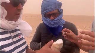 Another Stop To Explore On The Way To An Exploration Area In The Sahara Desert Of Mauritania.
