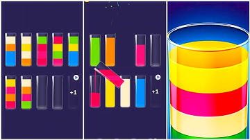 Love Water Color Sort Puzzle Gameplay 8 , Android Games ios Walkthrough Simulator Think Brain