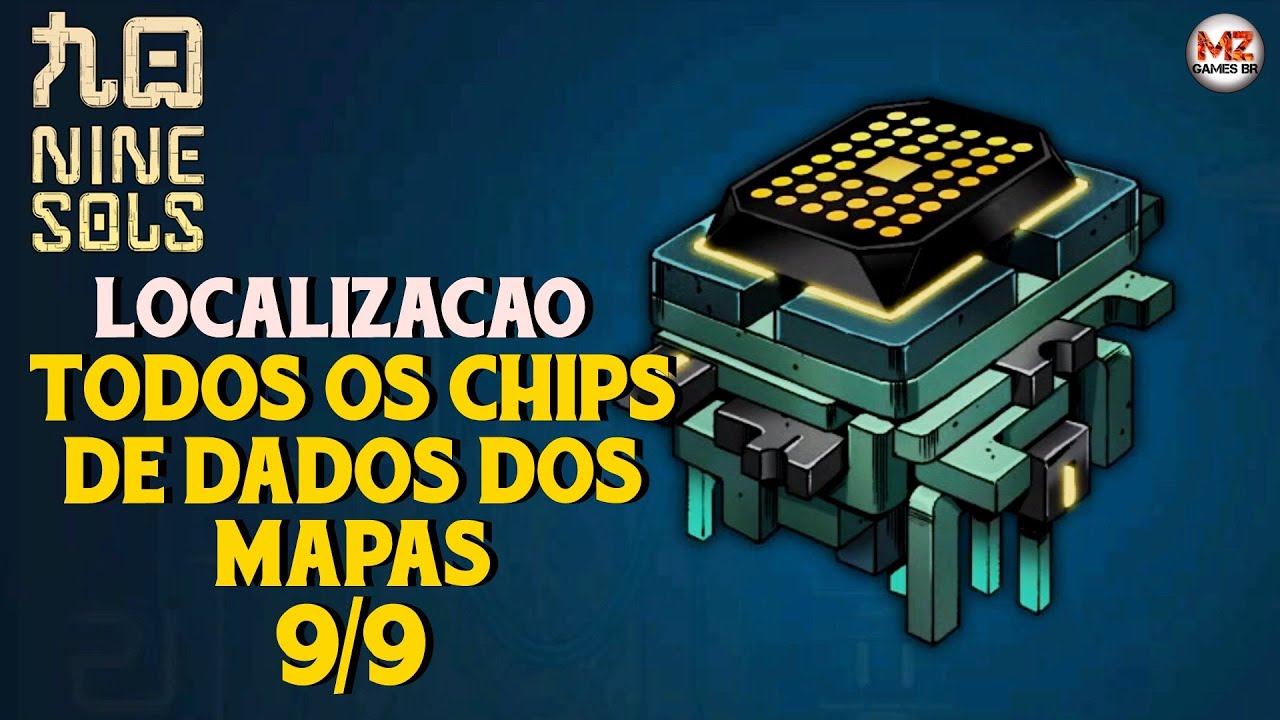 NINE SOLS (PS5) | Localização de TODOS OS CHIPs DE DADOS DOS MAPAS ...