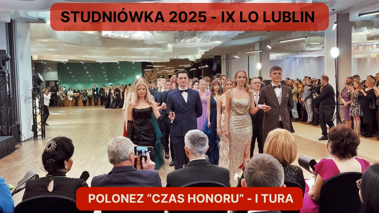 IX LO Lublin - Studniówka 2025 - Polonez 