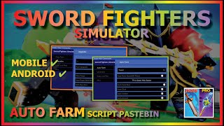 SWORD FIGHTERS SIMULATOR Script Mobile AUTO FARM | HATCH EGG | ASCEND | FORGE | AUTO QUEST ⚔️ screenshot 2