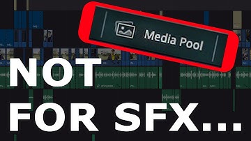 STOP Using the Media Pool for your SFX... (Davinci Resolve 18 Tutorial)