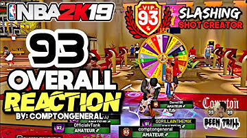 I GOT 93 OVERALL WITH A SLASHING SHOT CREATOR🔥 VIP⭐️/BMX 🚴🏾‍♂️UNLOCKED🔥 BEST SLASHER ON NBA 2K19