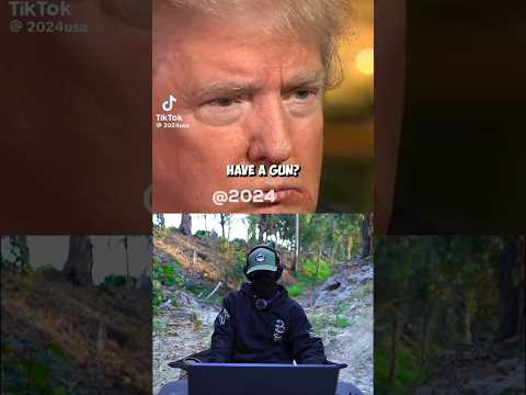 Lady tries to make Trump look stupid ￼#guncontrol