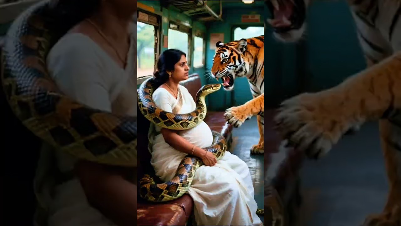 Tiger Saved the Pregnant Woman 😱 Divine Justice on the Bus 