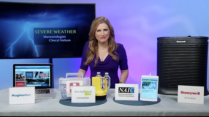 CHERYL NELSON, METEOROLOGIST & TV HOST, HELPS PREP...