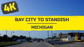 4K Drive - Michigan | Bay City to Standish | Dashcam Footage with Background Music | Summer 2021