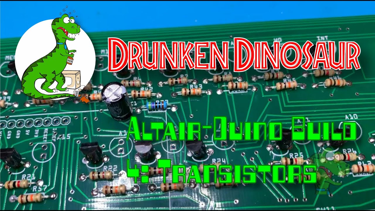 Altair-Duino Build -4: Transistors+ - YouTube