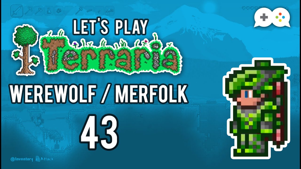 Let's Play Terraria Werewolf / Merfolk (Part 43) YouTube