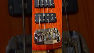 G\u0026L Tribute L-2000 Bass Guitar Clear Orange Made In Indonesia