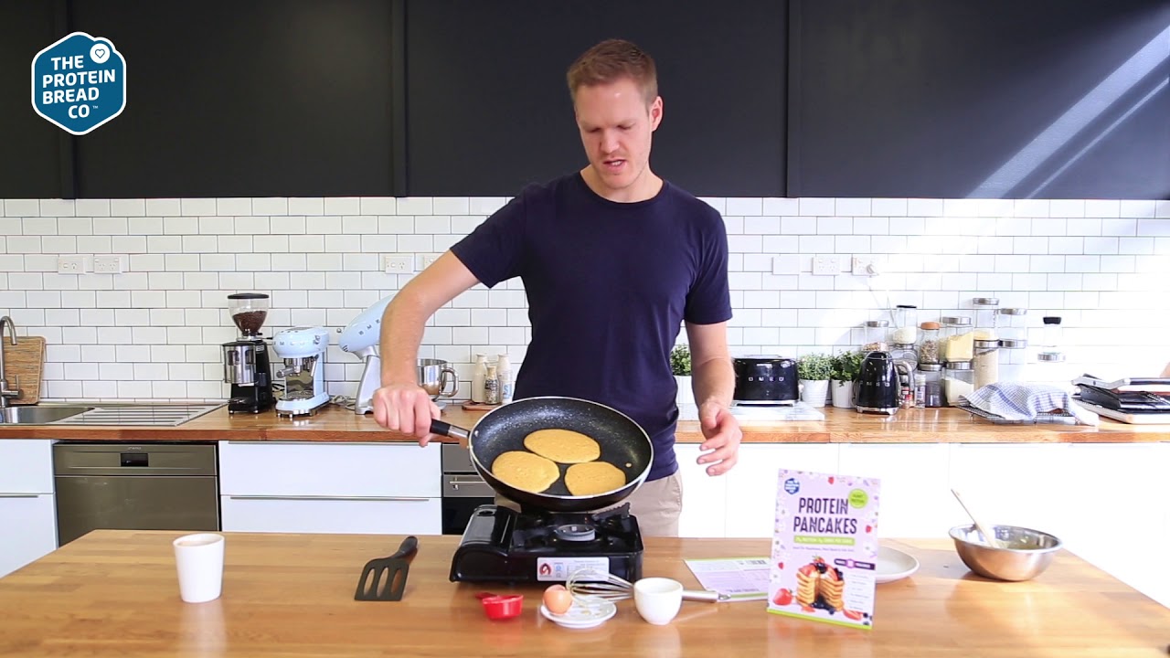 How to make Protein Pancakes | Plant Based Protein + GF + Low Carb | by PBCo.
