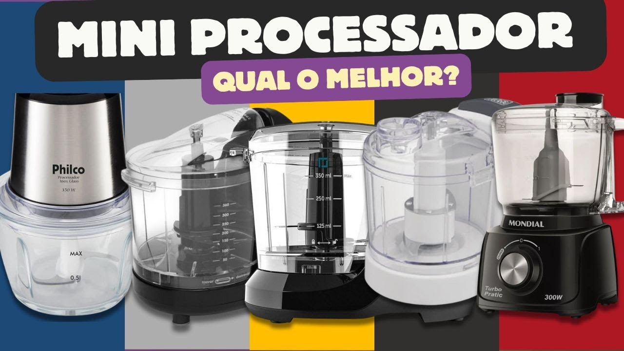 🔴 Qual o Melhor MINI PROCESSADOR? CONFIRA [TOP5] MINI PROCESSADOR De ...