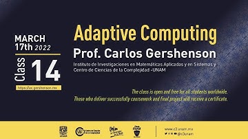 Adaptive Computing Class 14, Computing Networks, Prof. Carlos Gershenson