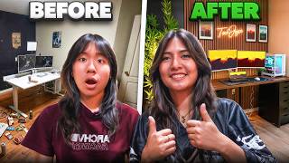 Transforming TechJoyce’s BORING Room Into Her DREAM Gaming Room...