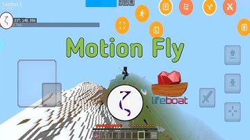 Motion Fly With Toolbox ζ 🎮 || Lifeboat Survival Mode || #minecraft #toolbox #gaming ||