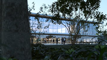 D5 Render | Realestate Sales Center Rendering