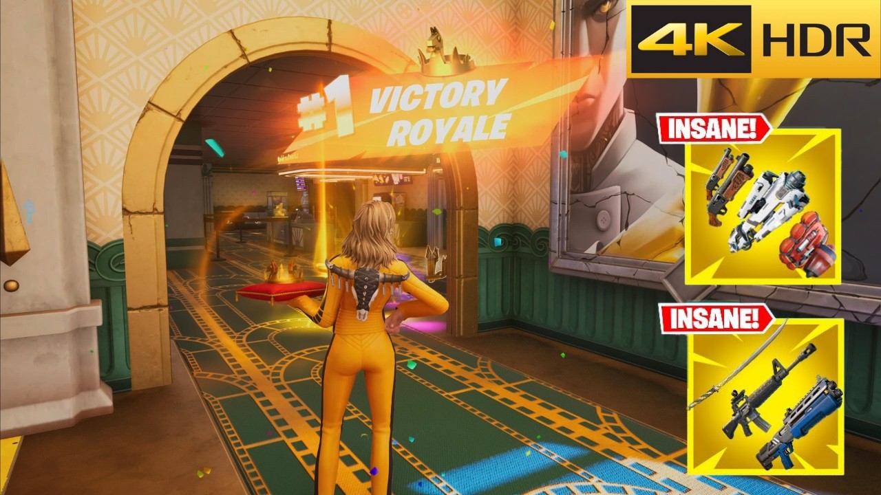 Fortnite Battle Royale ( Zero Build) 4k 60fps gameplay (Fortnite chapter 7 )