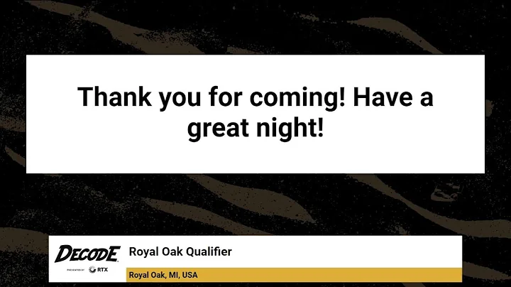 2025 MI Royal Oak FTC Qualifier