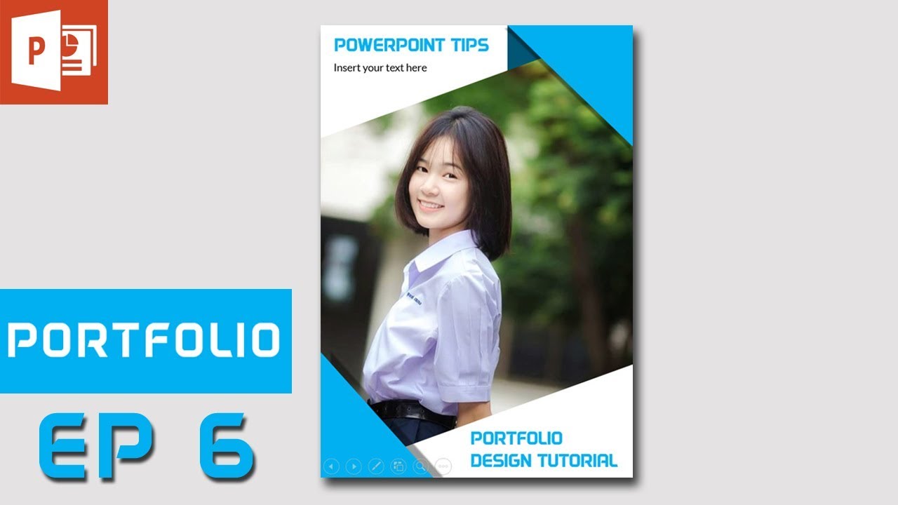 หน้าปกประวัติส่วนตัว  New 2022  วิธี ทํา Portfolio ด้วย PowerPoint - ทํา Portfolio สัมภาษณ์งาน