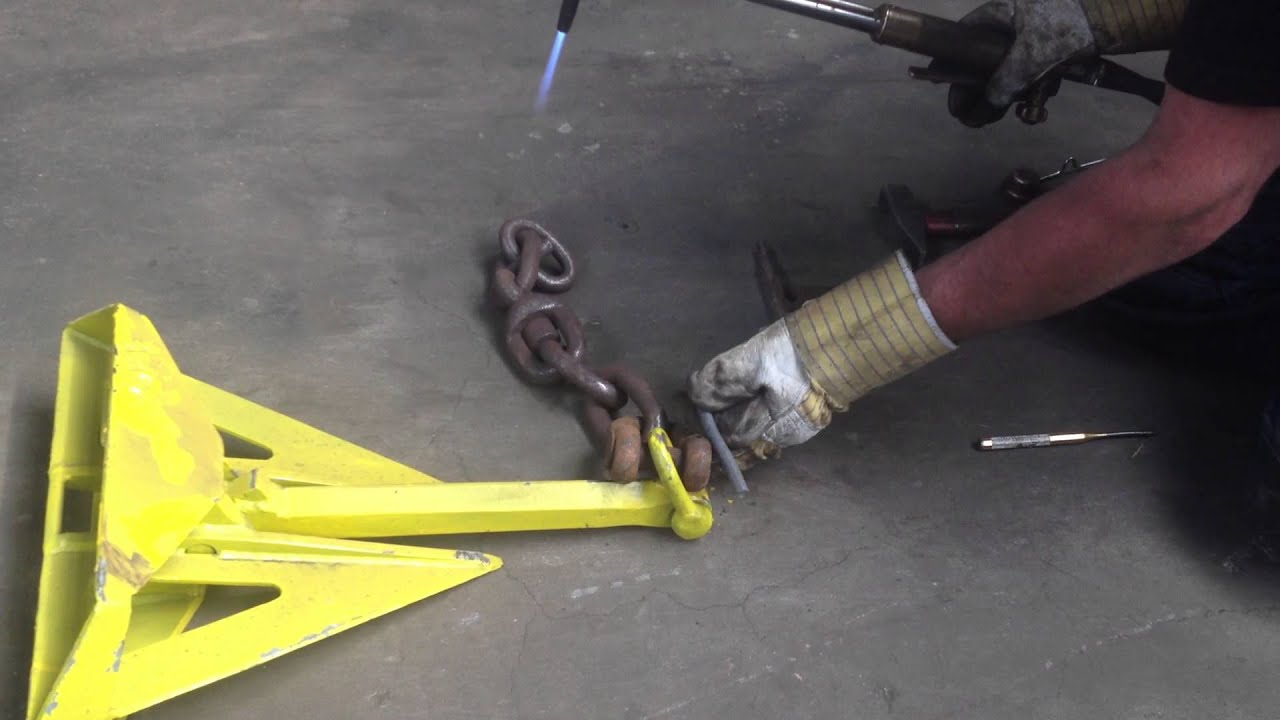 FITTING CHAIN TO ANCHOR WITH D SHACKLE YouTube FITTING CHAIN TO ANCHOR WITH D SHACKLE YouTube
