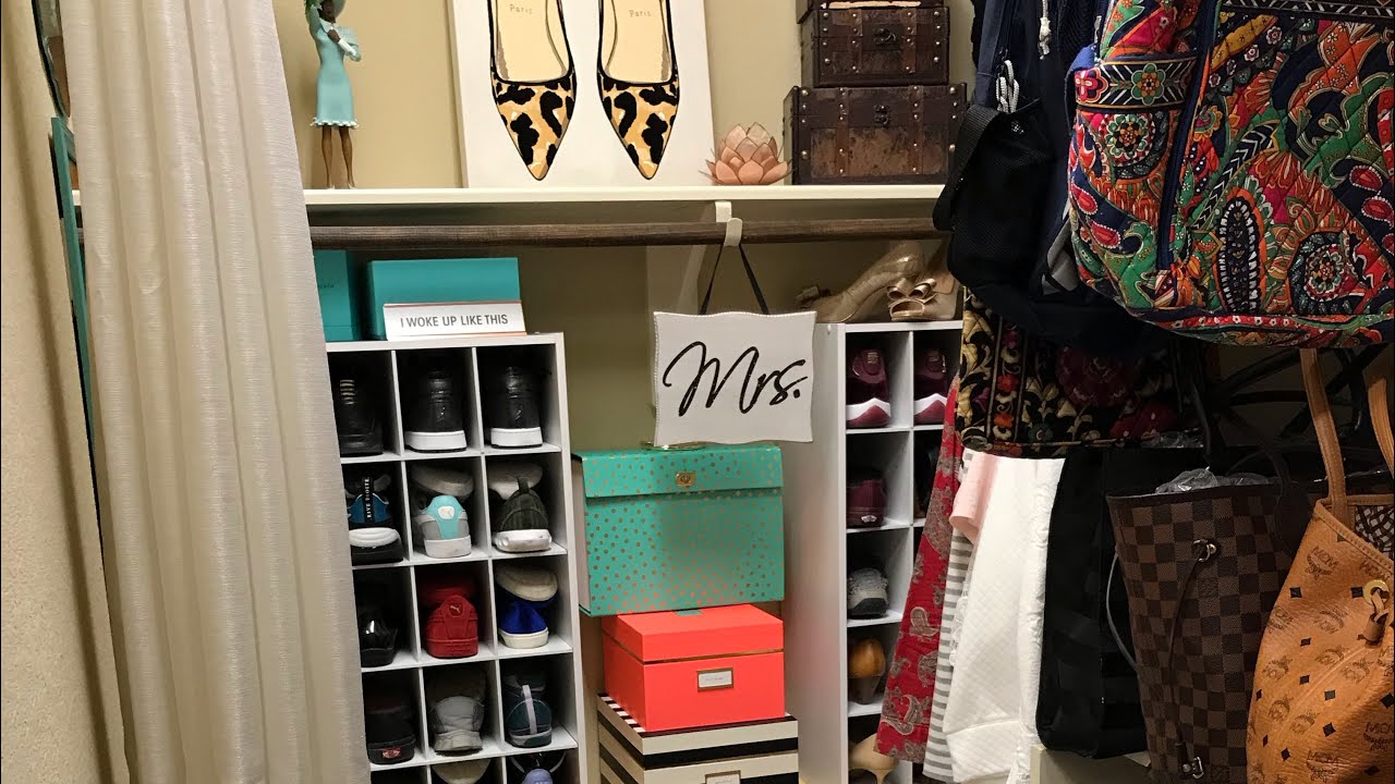 DECLUTTER & ORGANIZE MASTER CLOSET - YouTube