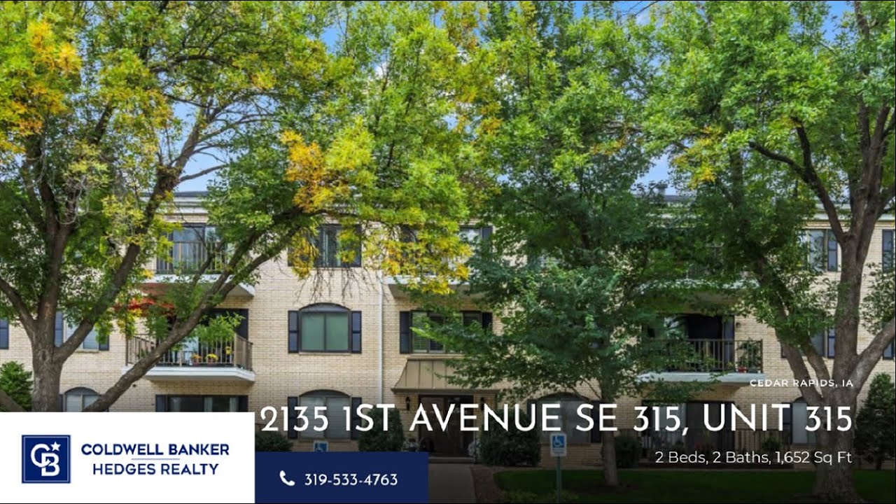 2135 1ST AVENUE SE 315, UNIT 315, CEDAR RAPIDS, IA MLS 2306250