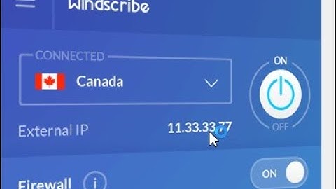 How to Change your IP Address on Windows 10 with "Windscribe"