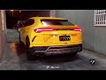 Lamborghini urus w catback fi exhaust system loud revs accelerations  more sounds