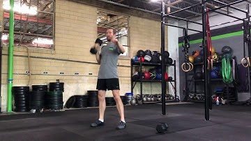 Demo: One-arm Dumbbell Hang Muscle Clean