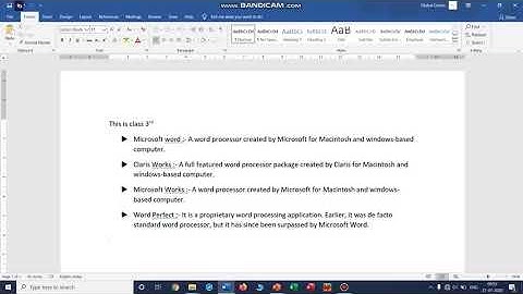 (Part-2) Word Processor- An Introduction for Class-3
