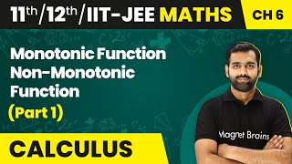 Monotonic Function and Non-Monotonic Function (Part 1) | Class 11/12/IIT-JEE Maths