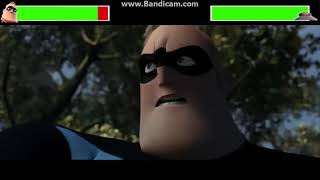 Mr. Incredible Vs. Omnidroid V.8 With Healthbars